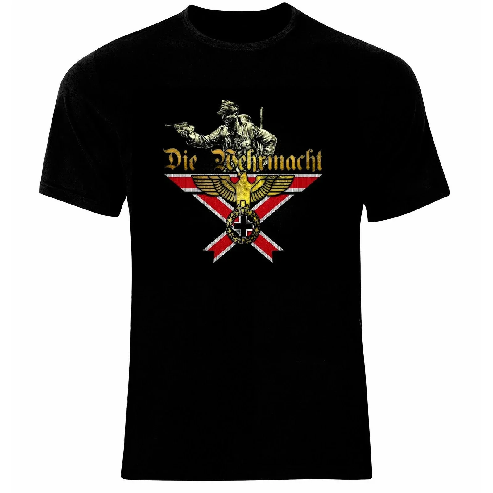 

Die Deutsche Wehrmacht German Army Deutschland T-Shirt 100% Cotton O-Neck Summer Short Sleeve Casual Mens T-shirt Size S-3XL