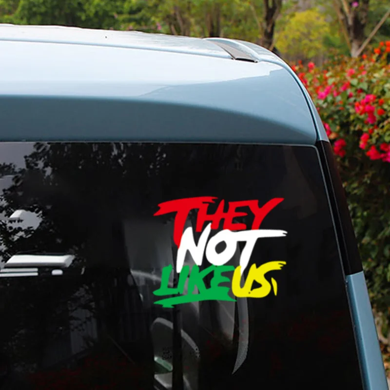 

They Don't Like Us Spray Style Stickers, Waterproof Vinyl for Car & Laptop
