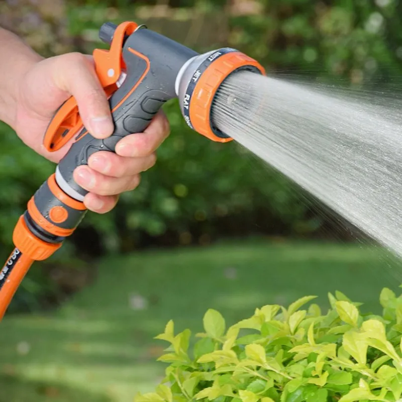 

LLCS-Garden Hose Nozzle Heavy Pressure Duty Hand Sprayer Spray Nozzle For Watering Lawns Car Washes Pet Bathing Sidewalk Cleanin