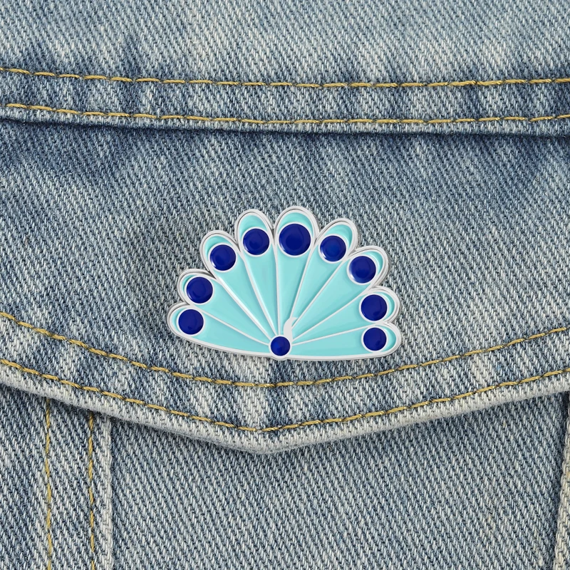 Miraculous Peacock Enamel Pins Vintage Retro TV Series Character Brooches Lapel Badges Cartoon Fans Jewelry Gift for Friends