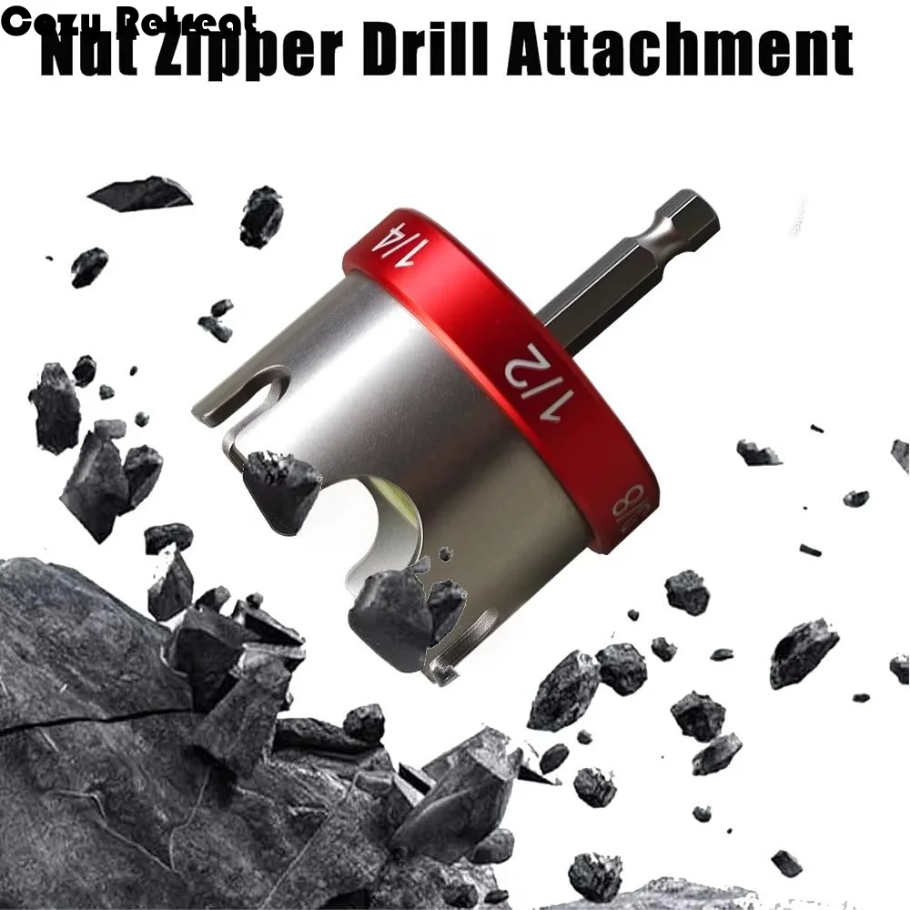 

Насадка для сверления гаек с шестигранным хвостовиком, экономящая время, из алюминиевого сплава, с дизайном под гаечный ключ