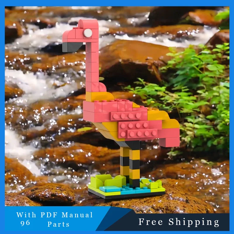 96 PCS Animal Building Blocks Model Creative Exquisite Bricks For Children Educational DIY Assembly Toy Christmas Festival Gifts