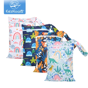 EezKoala Mini WetBags Babyluiertas 18X25cm Rits Waterdicht Nat Droog Luier Handtas Reizen Outdoor Kinderwagen Draagtas Opslag