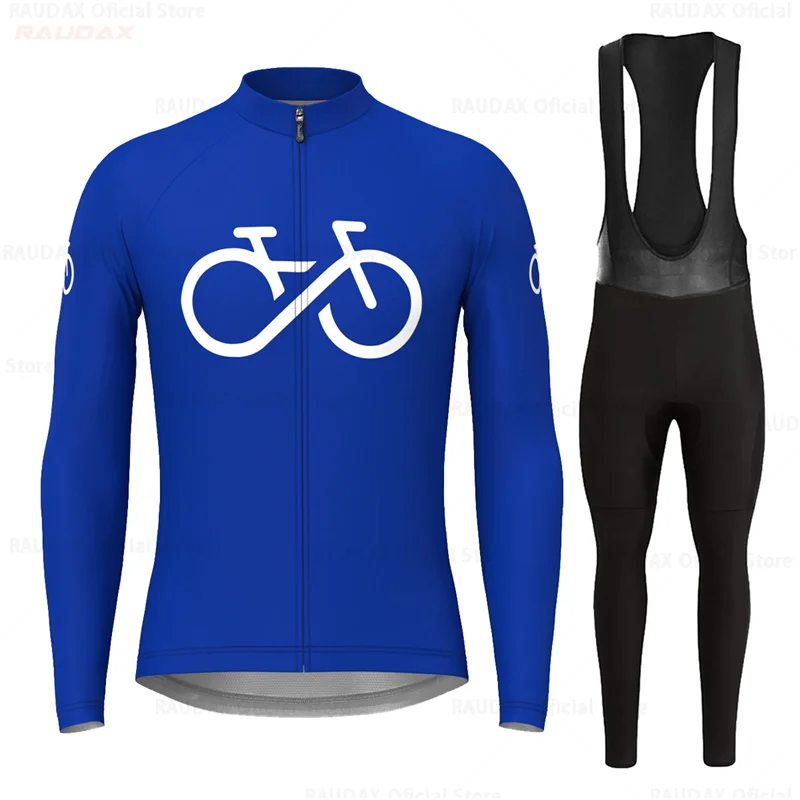 2023 Bike Team Cycling Jersey Set Spring Autumn Long Sleeve Ropa Ciclismo Men Bicycle Clothing Suit MTB Jersey Road Bike Maillot