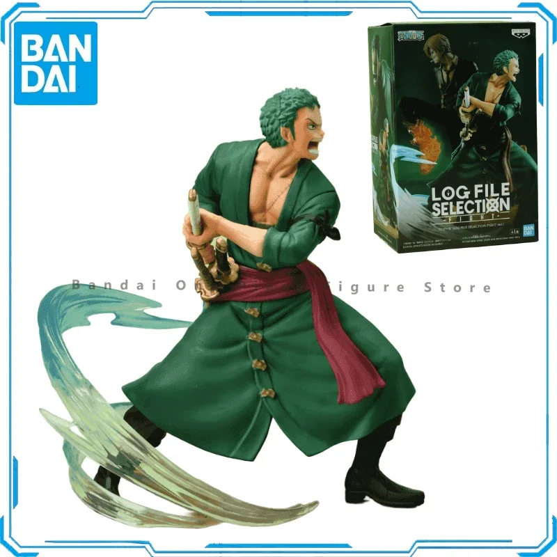 In Stock Original BANPRESTO Bandai One Piece LOG FILE SELECTION Zoro Action Figure Animation Toy Gift Model Hobby Anime Genuine