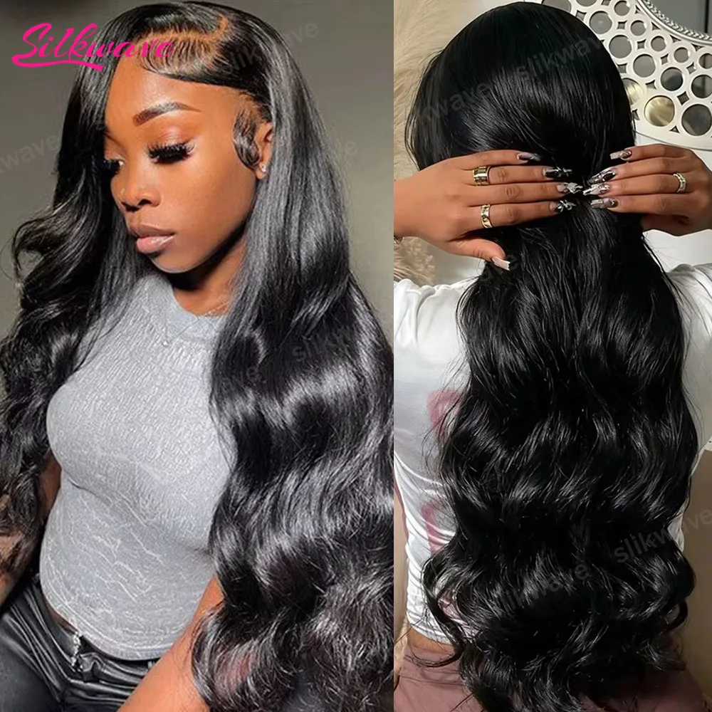 

Парик из бразильских человеческих волос, плотность 200, с текстурой Body Wave, с кружевной передней частью 13x4, без клея, с закрытием 5x5, черный, с прозрачной HD-фронтальной частью 13x6