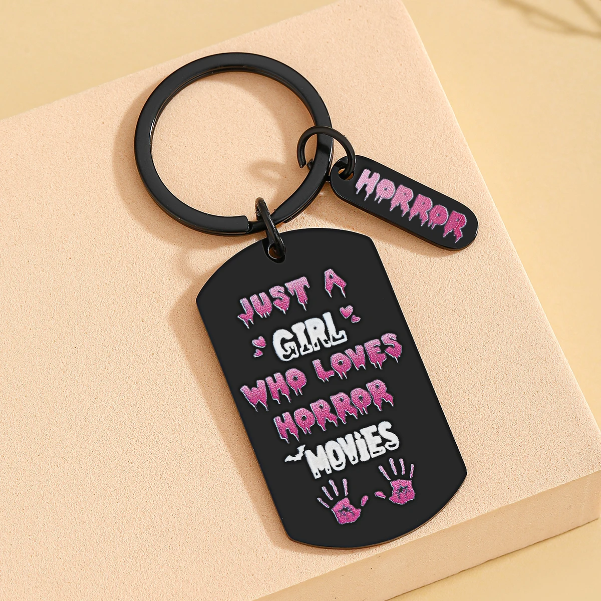 هدية لمحبي فيلم الرعب لفيلم الرعب، عشاق الأفلام المخيفة، الممثلين، هدايا المسرح، سلسلة مفاتيح قوطية
