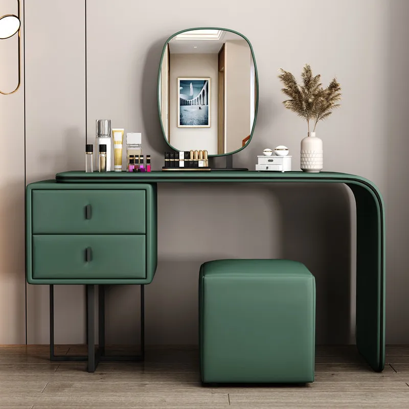 

Drawers Hair Dressing Table Makeup Organizer Small Women Mirror Dressing Table Storage Hotel Corner Mueble Tocador Furniture