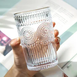 GIANXI Home And Kitchen Coffee Mug 2Pcs Transparent Glass Cup Drinkware Soju Glass Drink Items Glassware Drinking Utensils