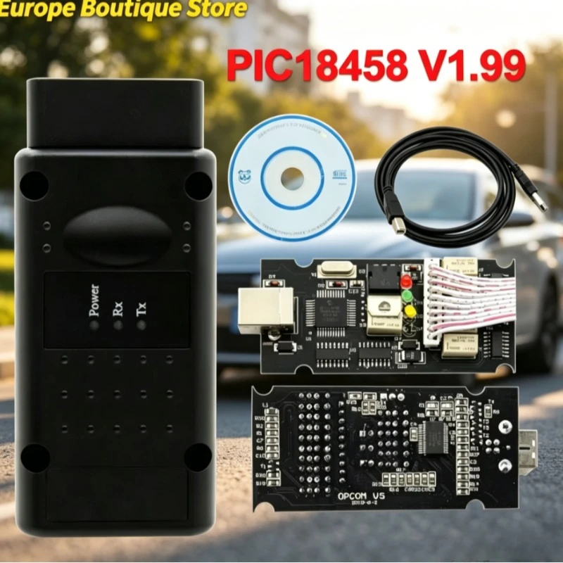 2026 NEU V1.99 OPCOM V5 Für Opel 2021 OP COM 1.70 Flash Firmware Update Auto-Diagnosekabel OP-COM PIC18F458 CAN BUS OBD2 Scanner
