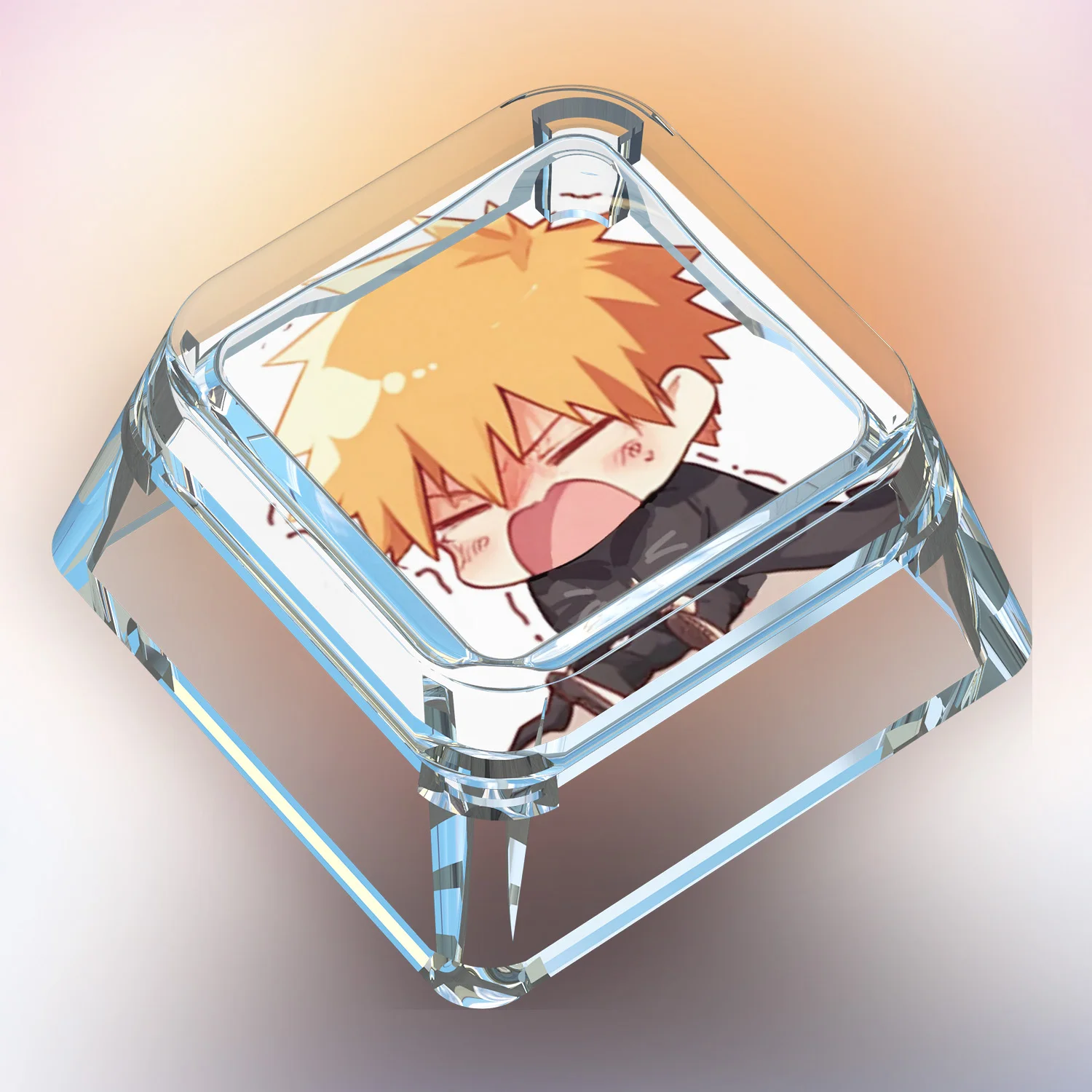 9 Models Diy Self Made Kurosaki Ichigo Cute Mechanical Keyboard Keycap Cross Shaft Card Customized Mechanical Keyboard Keycap