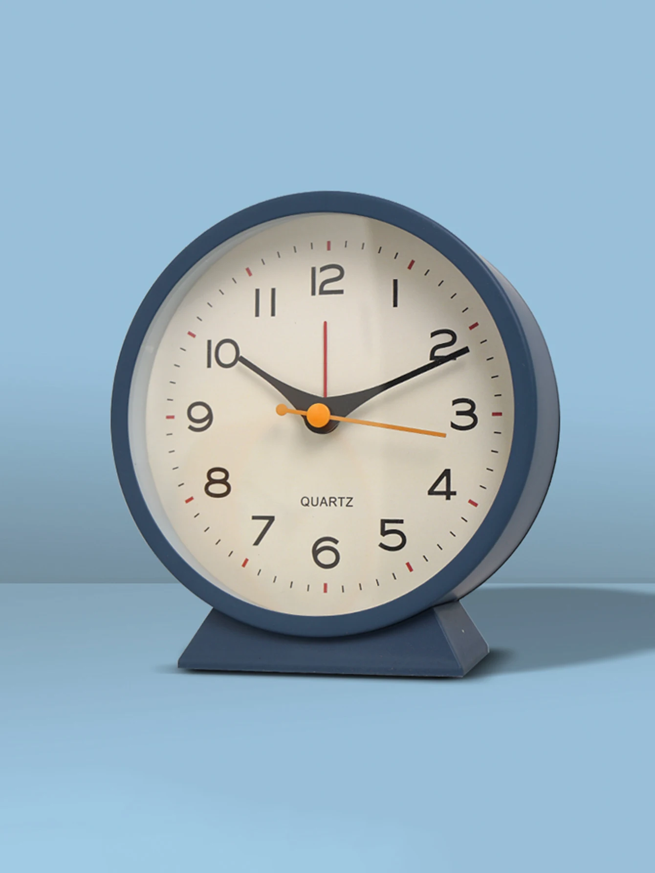 ساعة منبه معدنية بسيطة صغيرة ، ساعة إبداعية بجانب السرير ، ساعة طالب كتم صوت سطح المكتب ، 1 صومعة #3