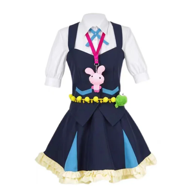 

Anime Kiznaiver Cosplay Niyama Nico Costume Party Uniform Full Set Kawaii Lolita Suit