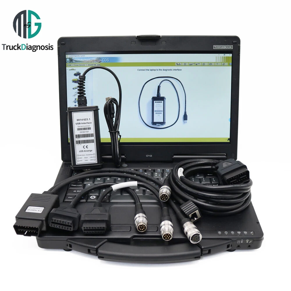 

Грузовик-трактор для CLAAS Диагностический инструмент Сельское хозяйство Строительство 4CAN USB-интерфейс для Claas MetaDiag Связывание по Wi-Fi