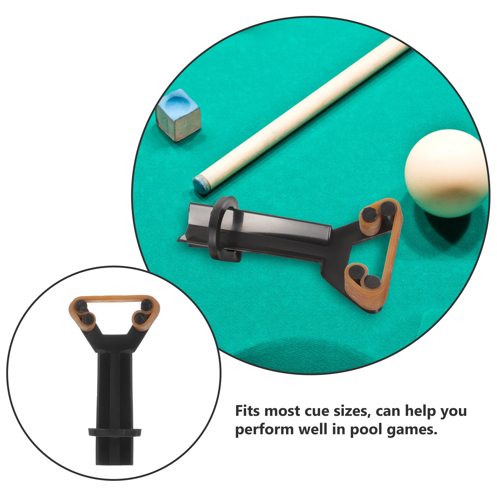 

3pcs Pool Cue Tip Tool Sturdy Wear Resistant Rust Prevention Fits Most Cue Sizes Smooth Surface Practical Maintenance Supplies