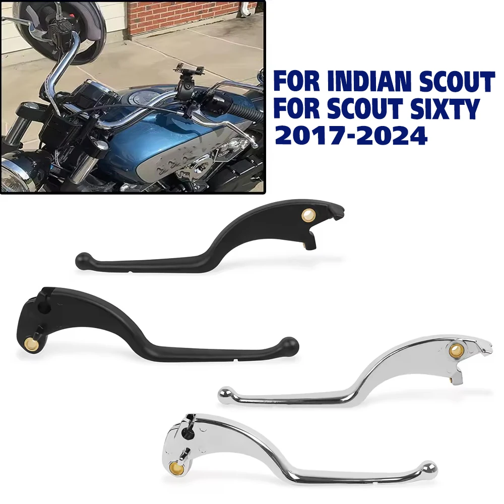 

A Pair Of Motorcycle Brake Clutch Levers Handlebar Handle Lever For Indian Scout Sixty/Indian Scout/Scout Bobber ABS 2017-2024