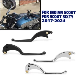 A Pair Of Motorcycle Brake Clutch Levers Handlebar Handle Lever For Indian Scout Sixty/Indian Scout/Scout Bobber ABS 2017-2024