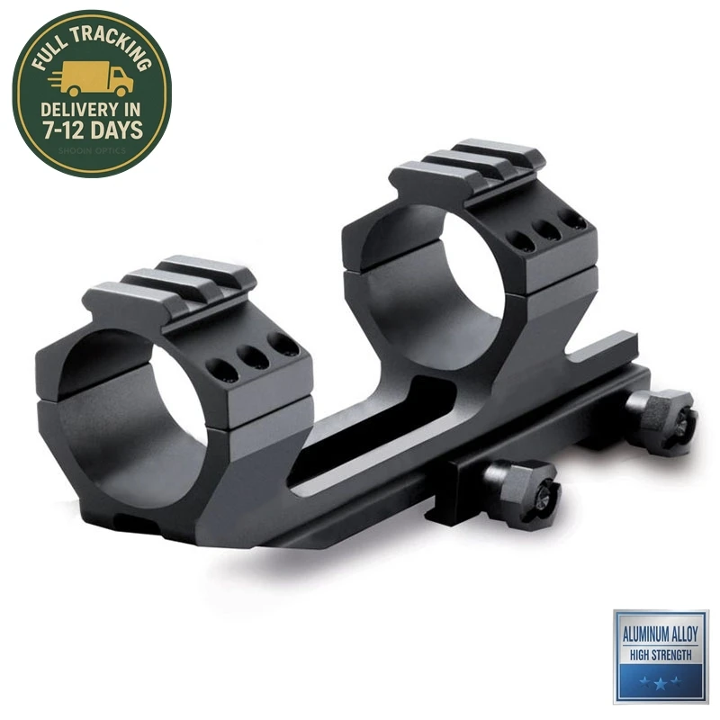 Shooin Optics 30mm Scope Ring 20mm Weaver Picatinny Rail Mount / Cantilever Hard Aluminum Alloy