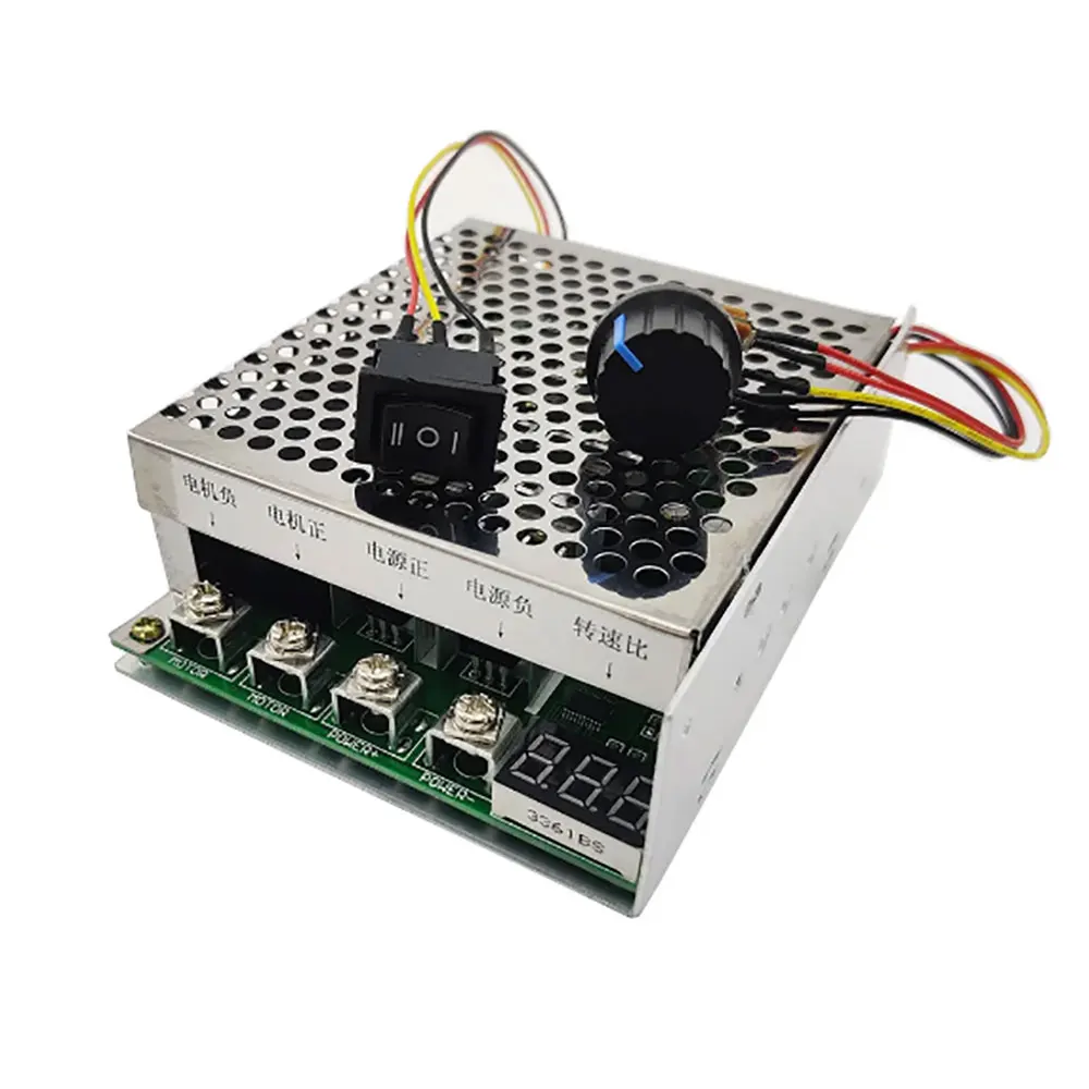 60A DC motor speed controller forward and reverse two-way switch digital display positioning 12v24V36V48V