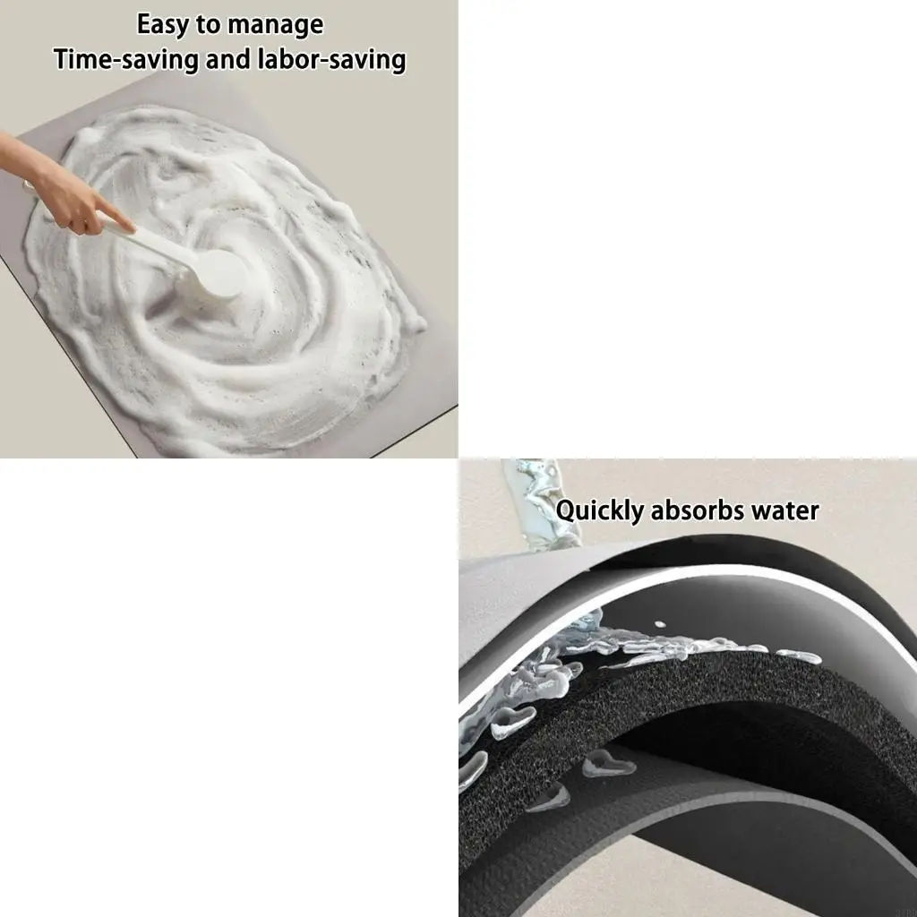 

（1 Pack）Draining Mat for Kitchen, Catcher Countertop Absorbent Sink Protectors, for Bathroom & Kitchen