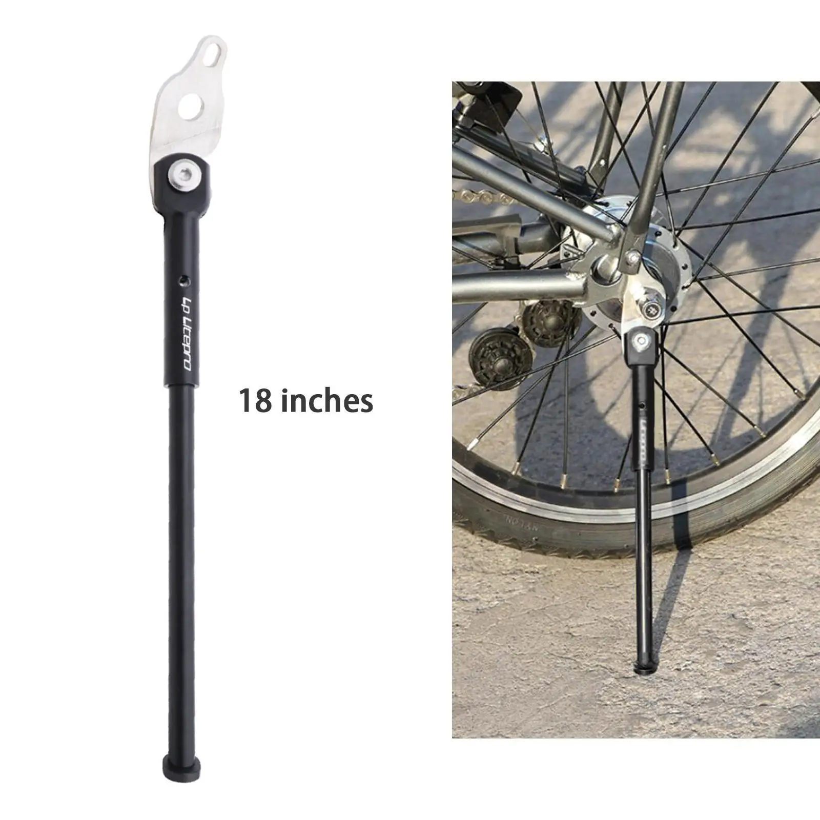 Alloy Folding Bike Kickstand, Suporte de Bicicleta, Kick Stand, Fit para Birdy Bike, 20 \