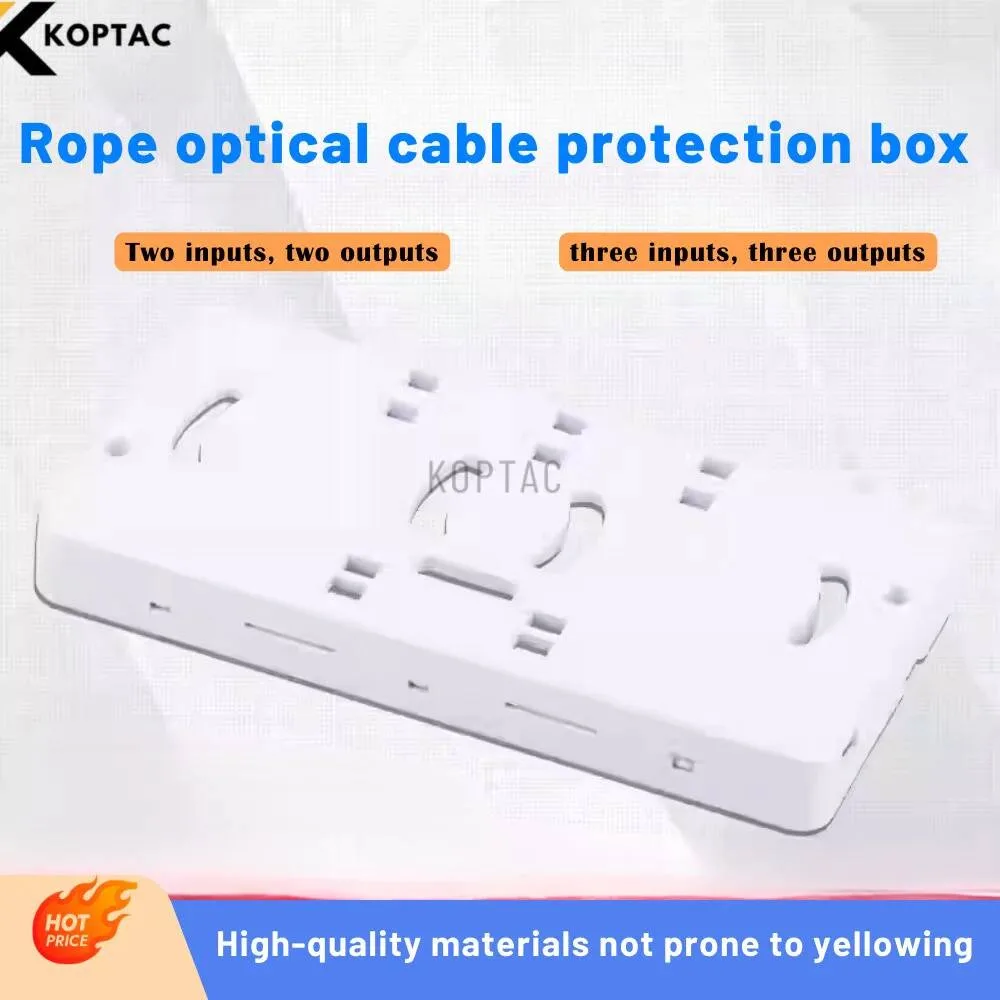 

Горячая защитная коробка для патч-кабеля «три в три выхода» Термоусадочная трубка 2-в-2 с защитной коробкой для сращивания оптоволокна