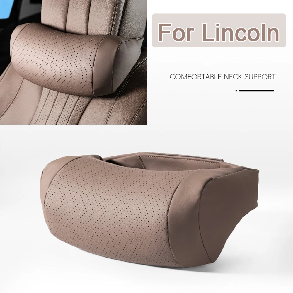 

New Car Headrest Seat Neck Support Soft Comfortable Car Neck Pillow For Lincoln Aviato MKZ MKS MKX MKT LS Nautilus Continental