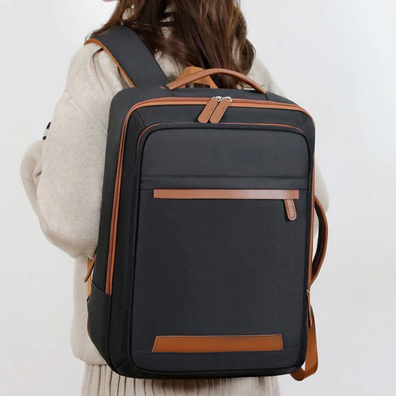 Versatile Travel Laptop Backpack with Trolley Sleeve, Spacious Business Bag for Men & Women, Ideal for Work and Commuting view 6