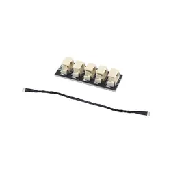 FEICHAO Breakout Board 1 to 4 I2C Splitter Expand Module Board with 4P Cable for Pixhawk Pix APM Flight Controller Accessories