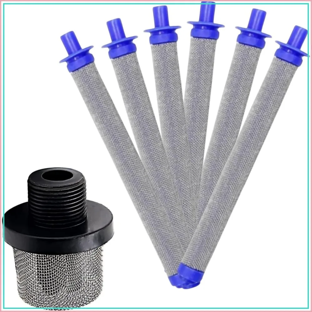 3/4-Inch Inlet Strainer & 6-Pack Gun Filters for Airless Paint Sprayers