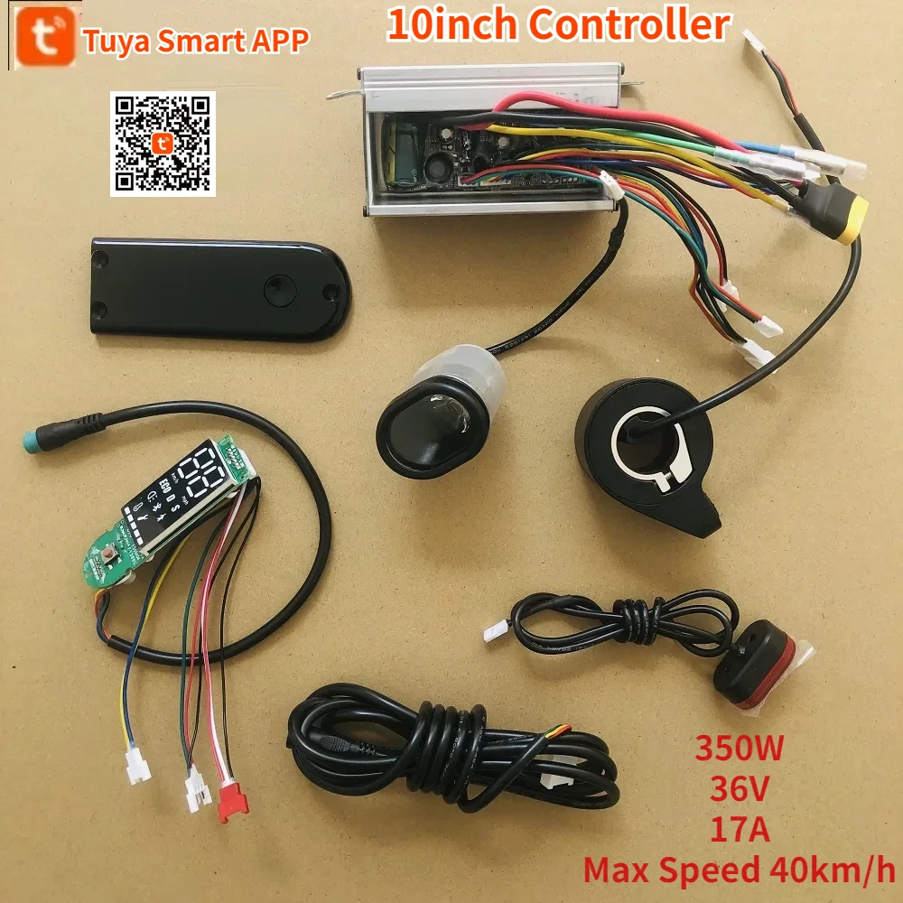 10 Inch Scooter Controller 350W 36V 17A Original Tuya Smart MAX FOSTON X-Play DIGMA With Bluetooth Hoverboard Max Speed 40Km/h