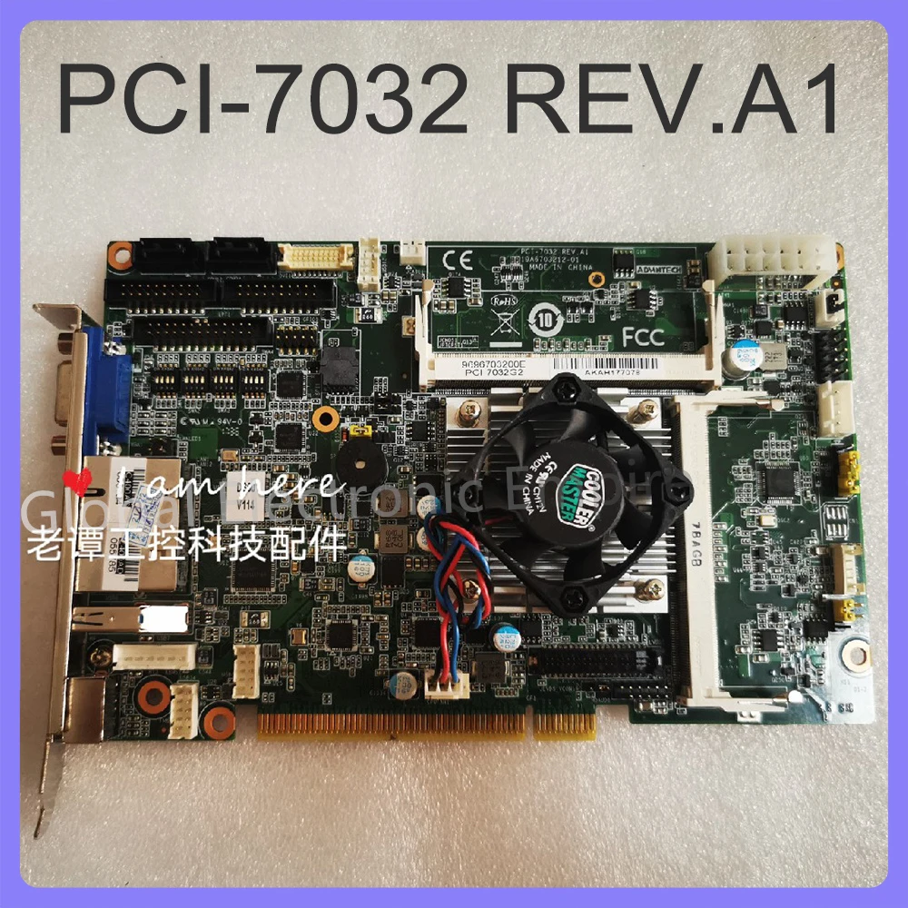 

For Advantech dual port industrial control motherboard PCI-7032G2 PCI-7032 REV.A1