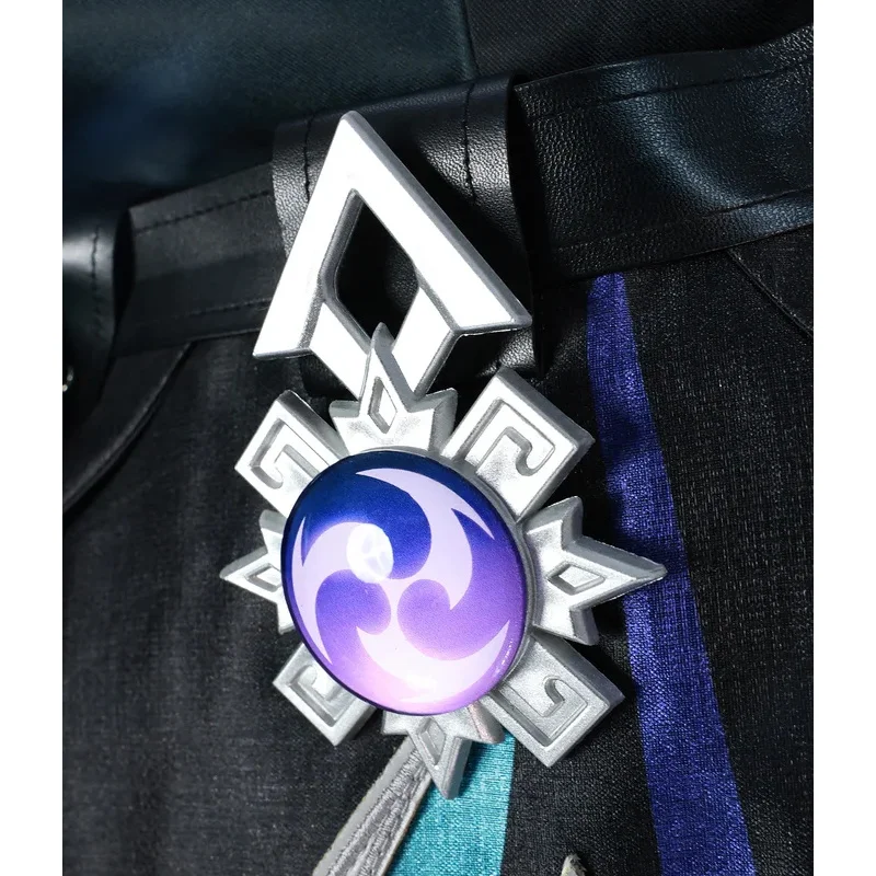 【Wetrose】Em estoque Ororon Cosplay Genshin Impact Conjunto completo de peruca Halloween Natal