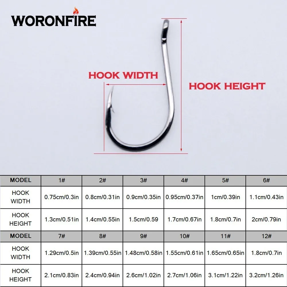 50pcs/Lots Carp Hook Fishing High Carbon Steel Sharp 1/2/3/4/5/6/7/8/9/10/11/12 Barbed Offset Hook Wholesale Japan