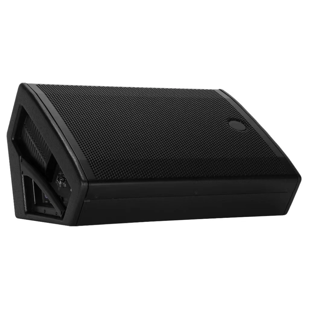 Active Coaxial Stage Monitors Single 15 Inch 2 Ways Powered Stage Speakers Plywood Monitor Speaker