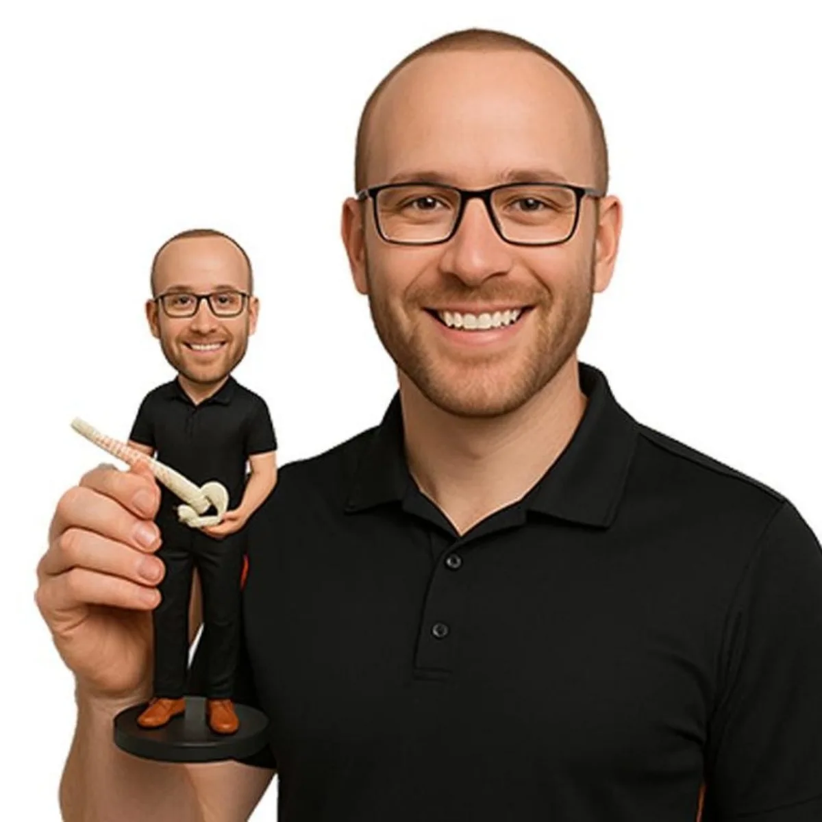 

Персонализированная фигурка-бобблхед из фотографии, ручная работа, глиняная статуэтка, 3D-модель на заказ, сувенирный подарок для лучших друзей, ручная работа