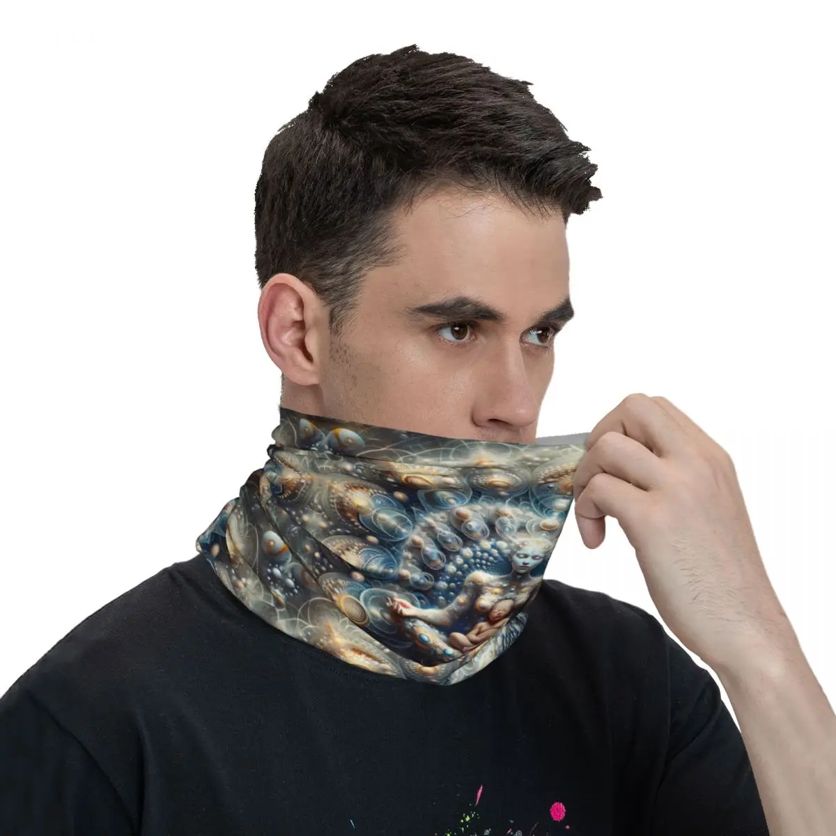 New Life Scarf Neckerchief Neck Face Mask Polyester