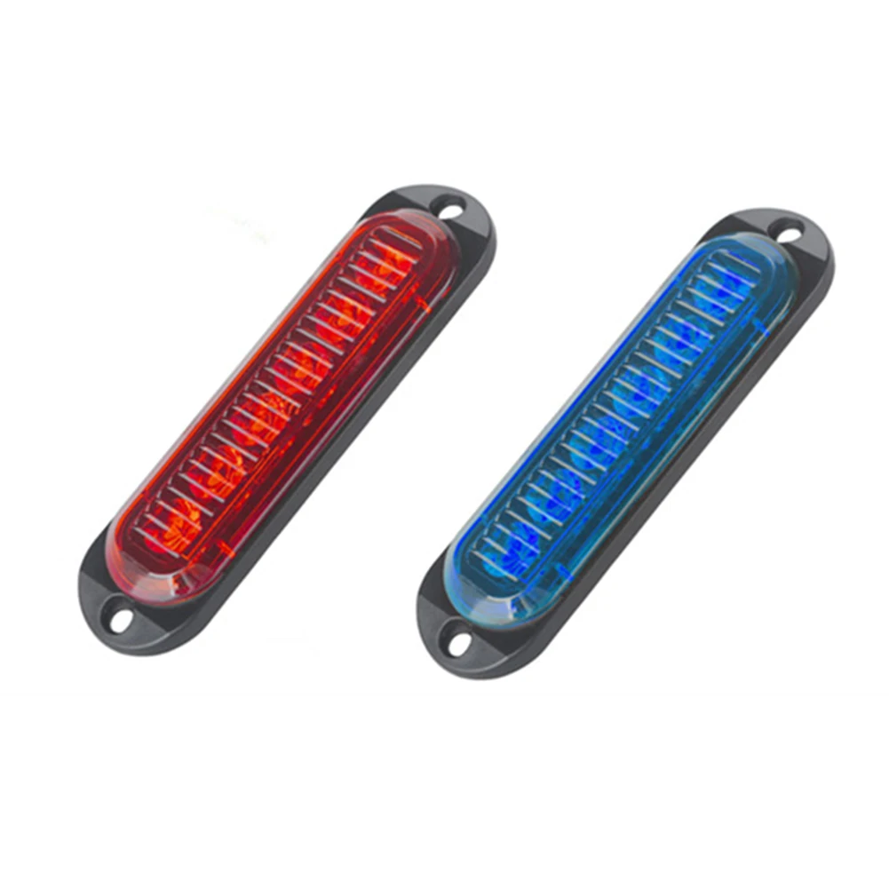 Светодиодные овальные габаритные огни 80*50*20 мм, устойчивые к атмосферным воздействиям, проекционные, для автомобиля