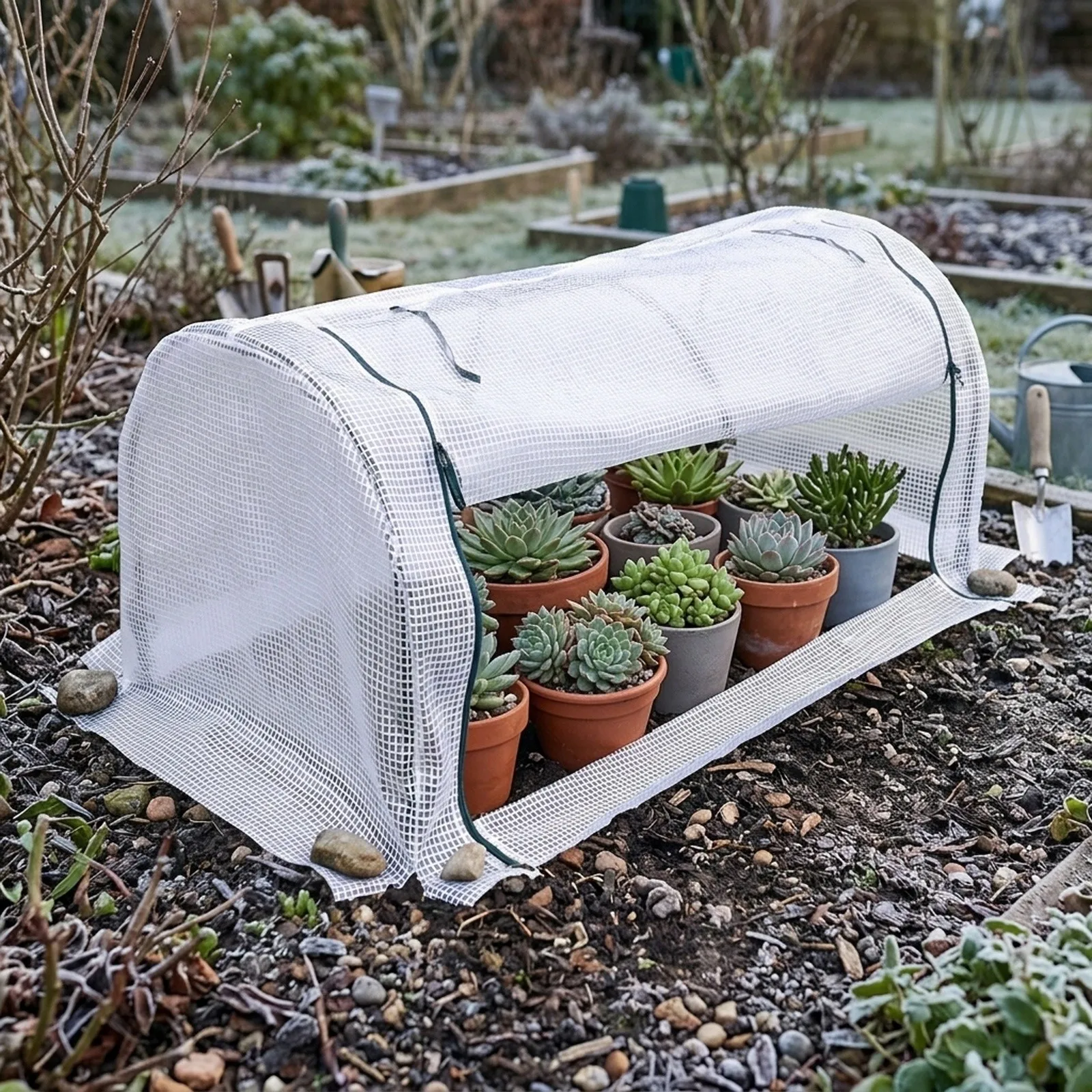 Garden Setup for succulent Cover for weather-resistant Spacious Gardening Solution Agriculture Optimal Temperature Regulation