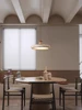 Led 샹들리에 노란색 동굴 돌 펜던트 조명 식당 바 테이블 램프 Wabi Sabi 스타일 매달려 조명기구 라운드 장식 4