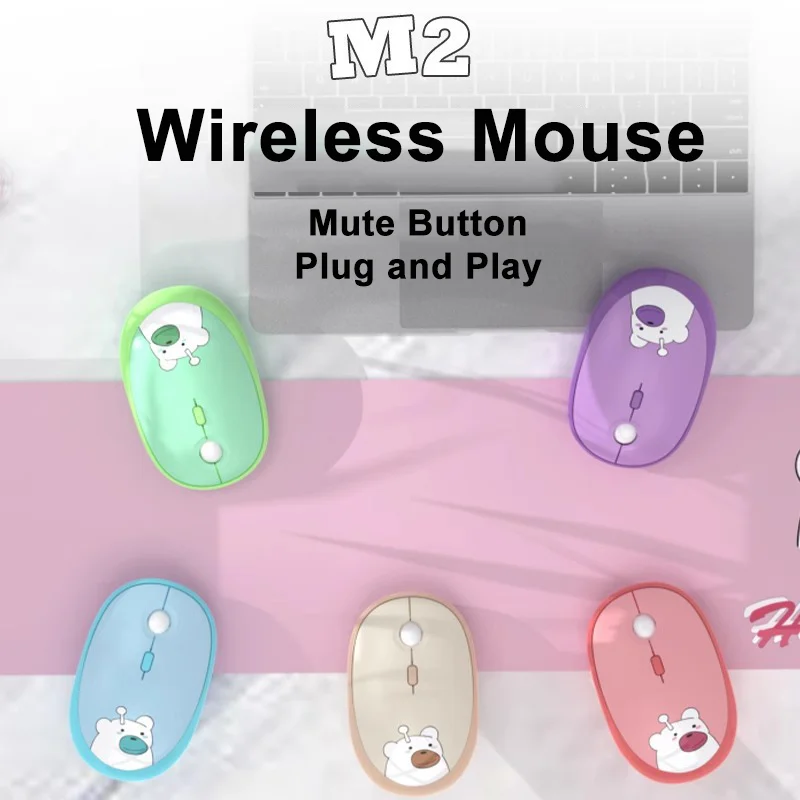 

Wireless 2.4G Mouse DPI Adjustable Mini Portable Mute Button For Girl Small Hand Mause Office Use Computer Parts Cute Appearance