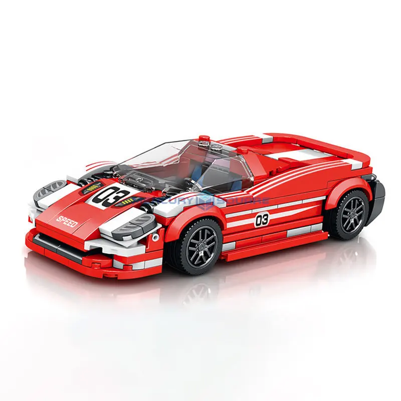 

Speed Hypercar Series Super Sports Racing Car MOC Reobrix 680 High-Tech Vehicle Model Building Block Brick Toys Kids Boys Gifts