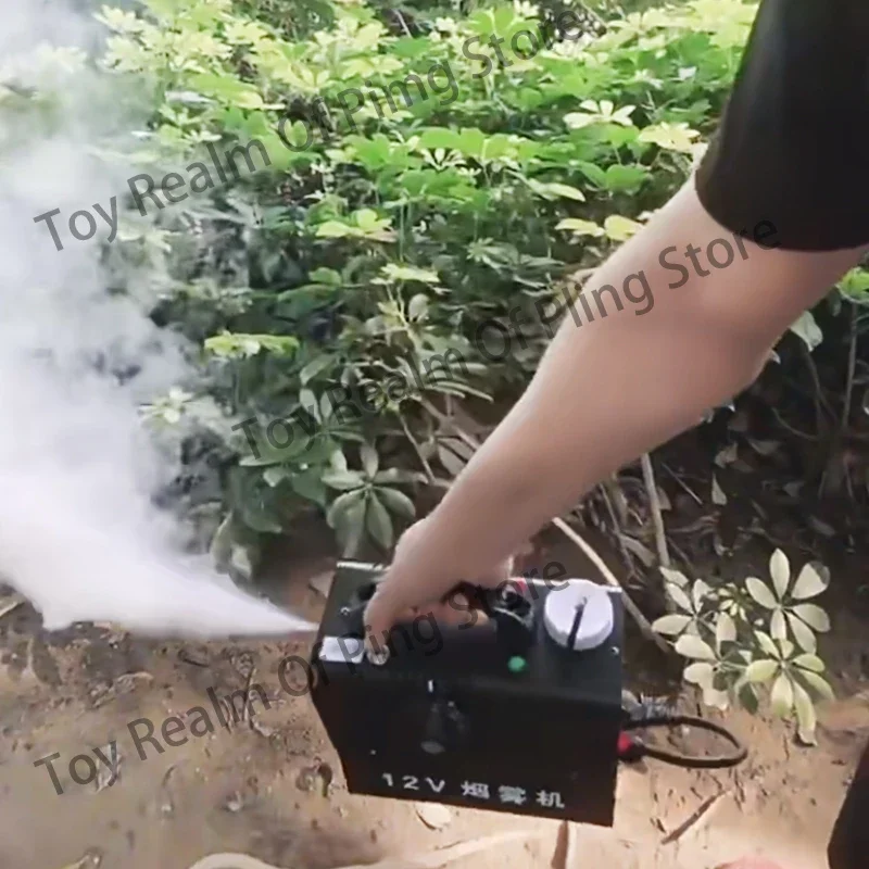 Mobile 12V Outdoor Smoke Machine Integrated   Built-In Battery Car Sprayer  Camera  