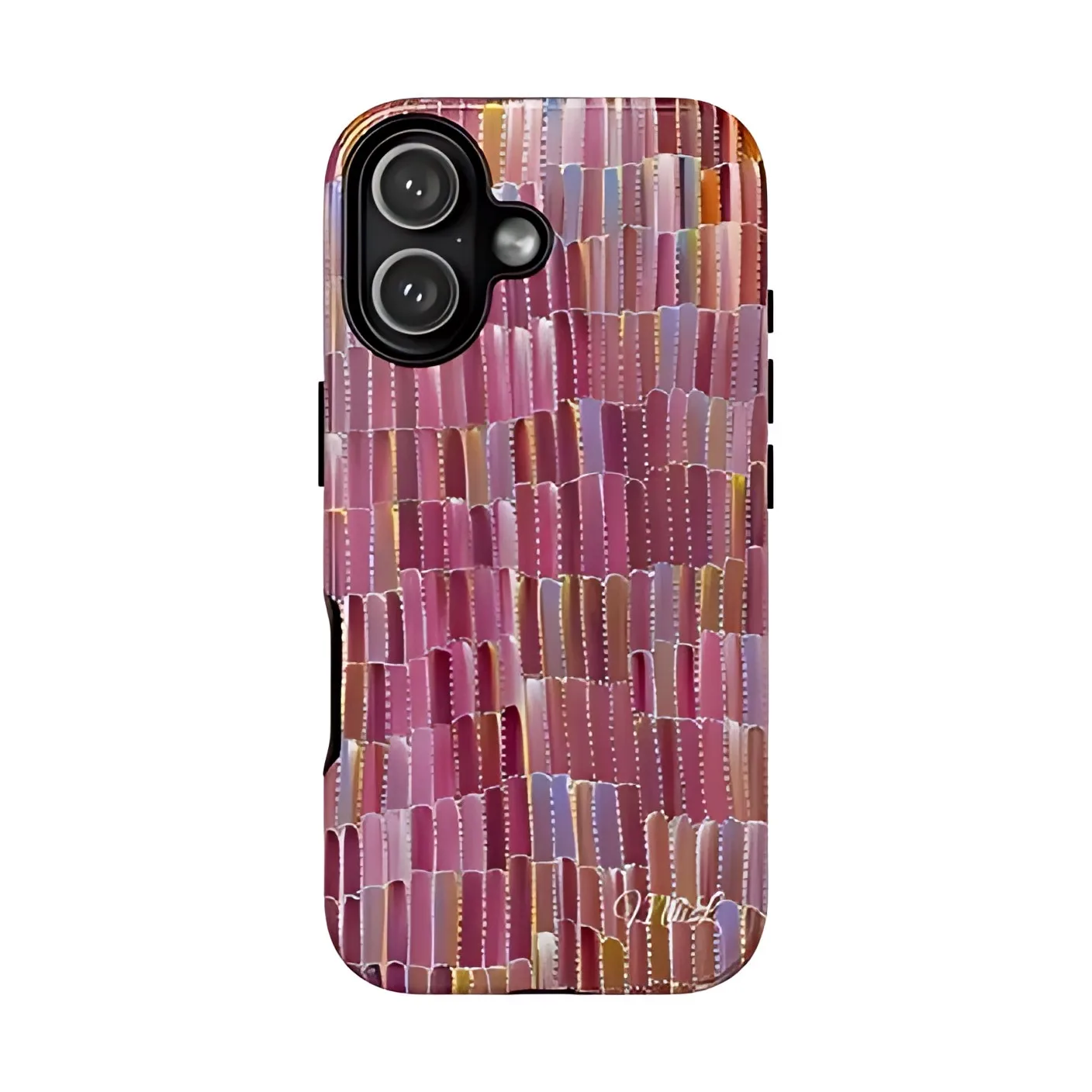Purple Brush Texture Phone Case for Samsung Galaxy S20 S23 S24 S25 S26 FE Plus Ultra Edge 4G 5G Luxury Double-layer Back Cover