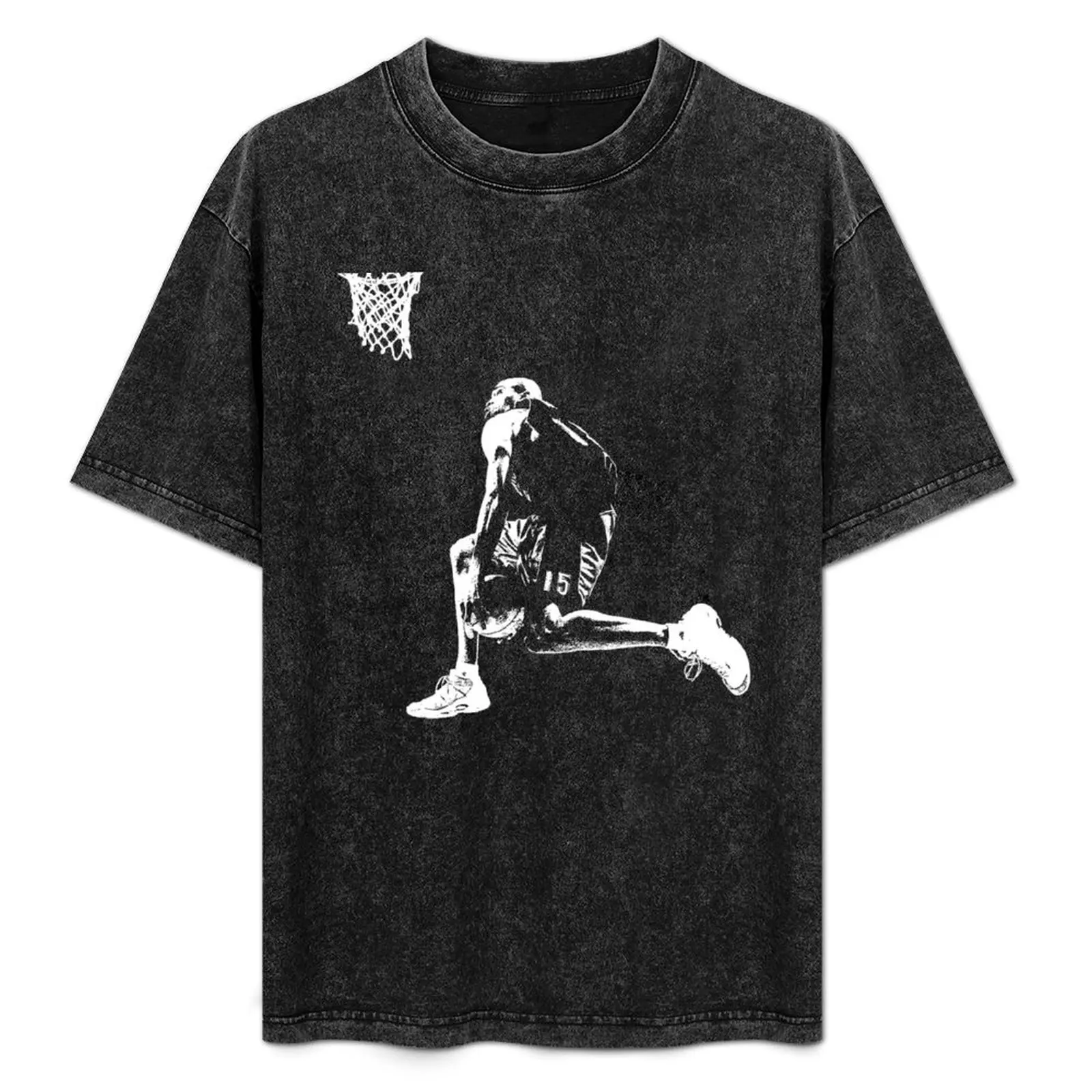 

VC - Vince Carter - Silhouette - Vinsanity T-Shirt Light Athletic Short Sleeve Tee Shirt