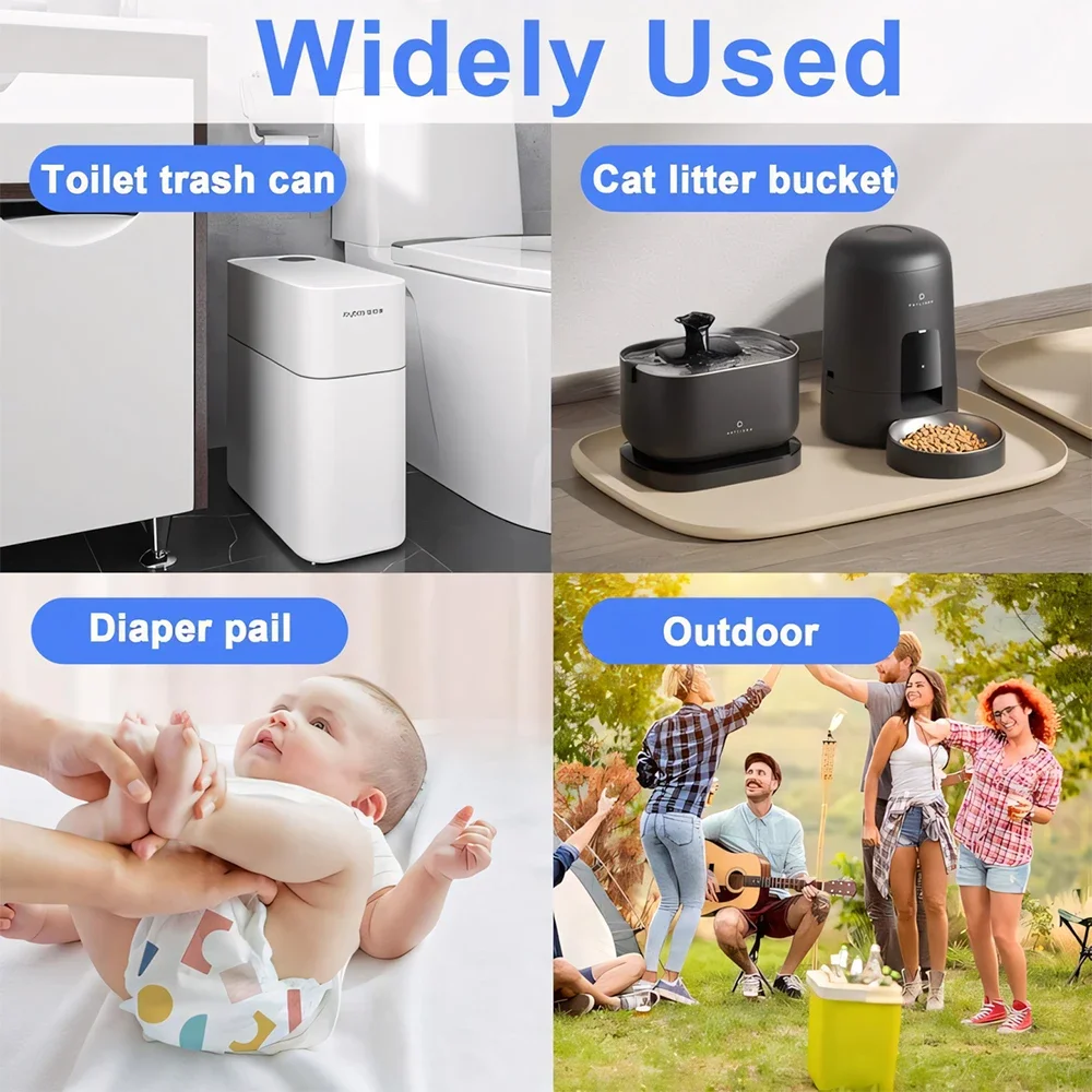 أكياس إعادة تعبئة ألواح الحفاضات المتوافقة مع عبوات دلاء الحفاضات الجني، مونشكين، ديكور، أنجل كير، تومي تيبي وبلايتكس