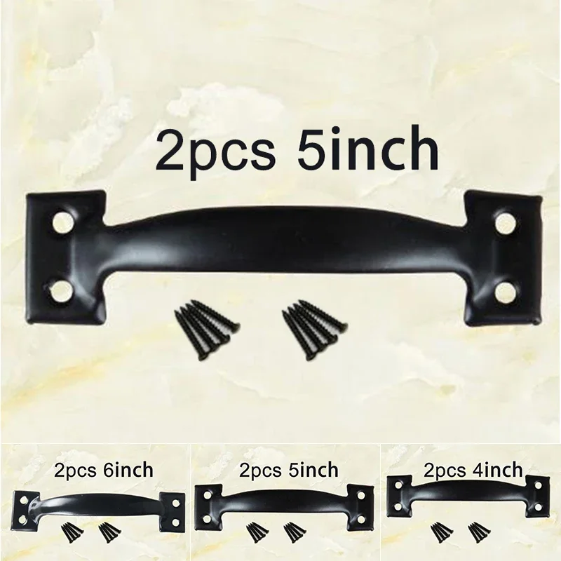 Maniglia della porta in ferro viti di ricambio armadi cancello accessorio per interni per uso domestico armadi neri pratico utile