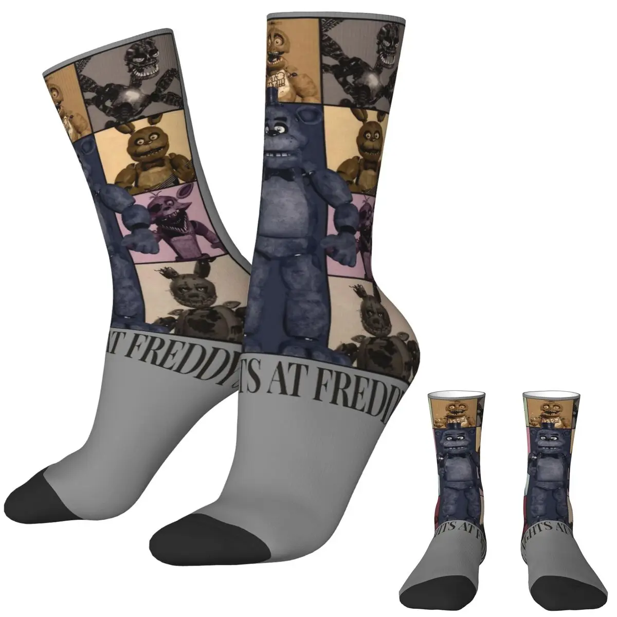 Men's Socks Five Nights Freddys Eras Tour Stockings Winter Casual Comfortable Socks Design Running Sports Anti Slip Socks