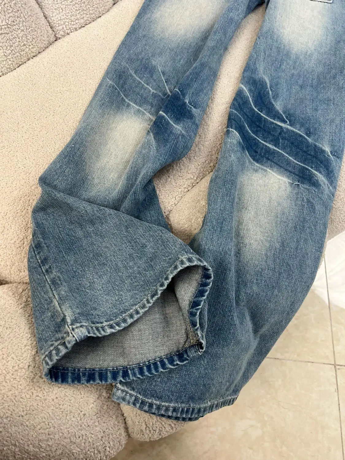 

Ripped Jeans Woman Western Cowgirl American Style Retro Vintage Female Denim Fashion Comfortable Tassels Fringe Unisex Harajuku