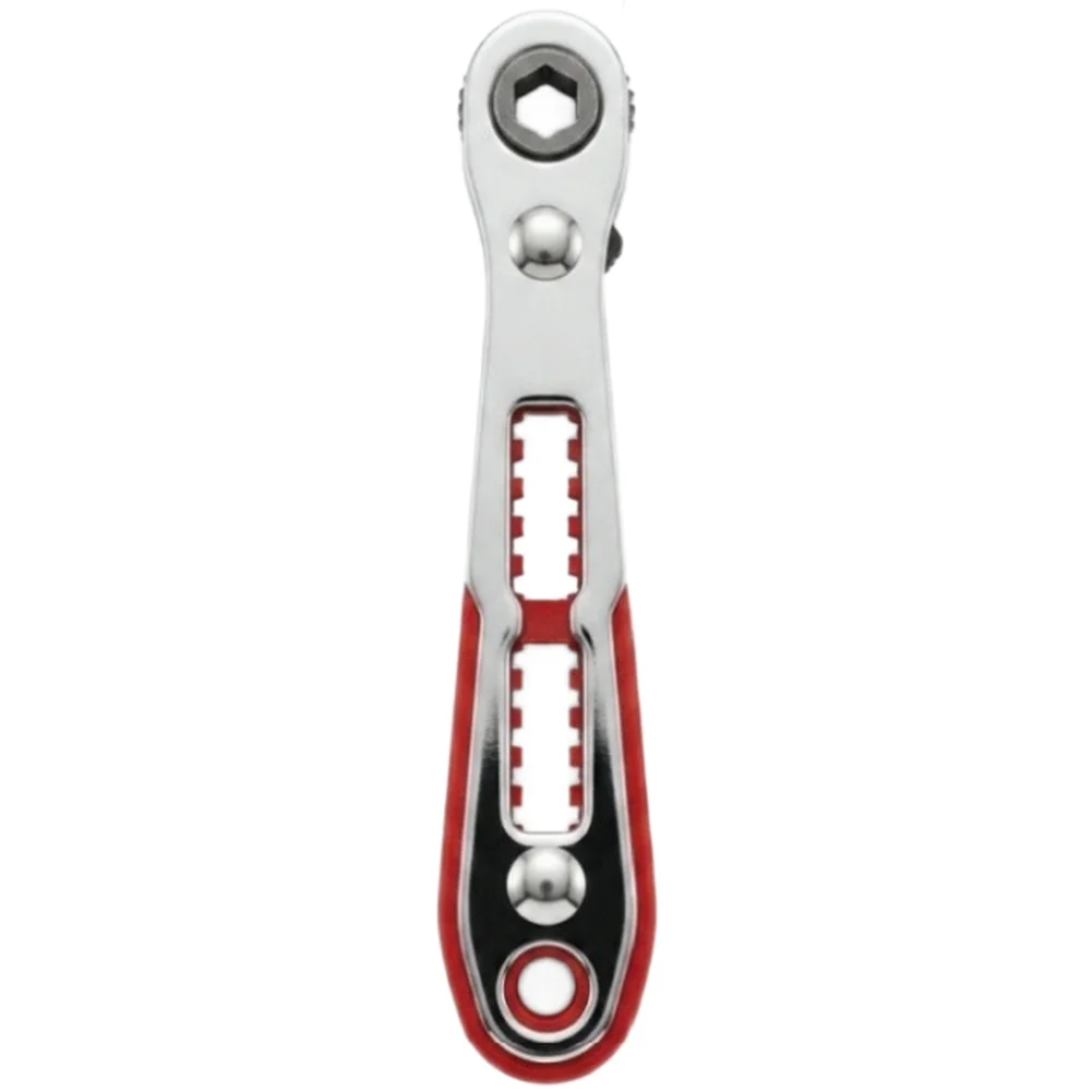For mini Ratchet Wrench with 36 Tooth Ratcheting Action and 6.35mm Square Drive for 1/4 Inch Bit Compatibility